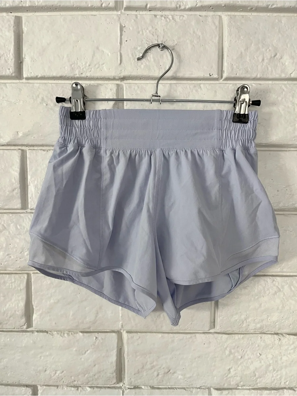 Lululemon Hotty Hot High-Rise Shorts Light Blue Size 2